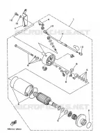 STARTMOTOR voor Yamaha YFB250FW 1996