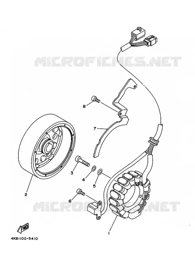 DYNAMO Yamaha QUAD 350 1996 WOLVERINE  YFM350FW-X