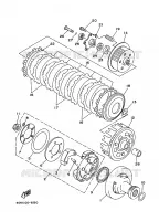 STARTMOTOR KOPPELINGS voor Yamaha KODIAK 400 4WD 1996