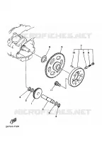 STARTMOTOR KOPPELINGS voor Yamaha YFB250 1995