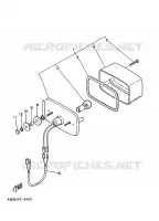 ACHTERLICHT voor Yamaha YFB250 1995