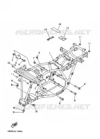 FRAME voor Yamaha YFB250 1995