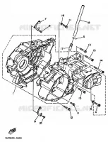 CARTERDELEN voor Yamaha YFM350ER 1995