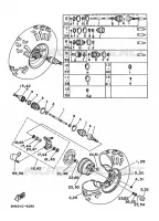 VOORWIEL voor Yamaha YFM400FW 1995