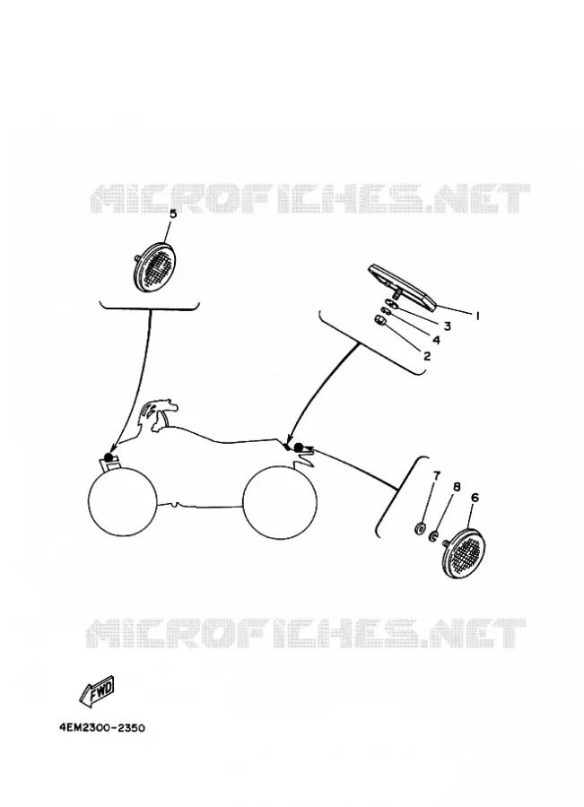 ELECTRISCH 2 Yamaha QUAD 80 1995 RAPTOR  YFM80