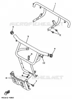BUMPER voor Yamaha YFB250FW 1995