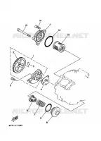 OLIEPOMP voor Yamaha YFB250FW 1995