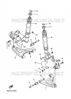 OPHANGING / WIEL VOOR voor Yamaha YFB250FW 1995