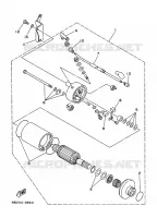 STARTMOTOR voor Yamaha YFB250FW 1995
