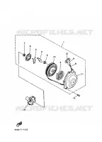 STARTMOTOR voor Yamaha YFB250FW 1995