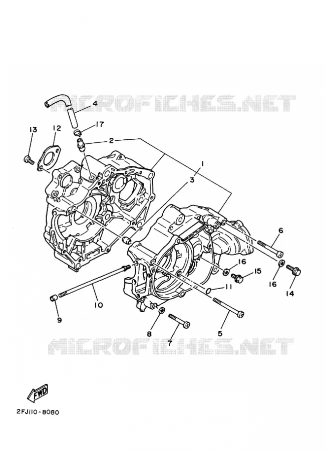 CARTERDELEN Yamaha QUAD 80 1994 RAPTOR  YFM80