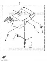 SELLE voor Yamaha YFM350 1993