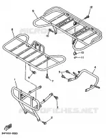BUMPER voor Yamaha YFM350ER 1993