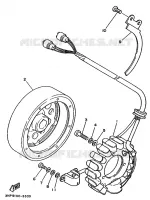DYNAMO voor Yamaha YFM350ER 1993