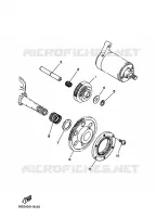 STARTMOTOR KOPPELINGS voor Yamaha YFM350ER 1993