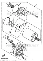 STARTMOTOR voor Yamaha YFM350ER 1993
