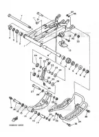 ACHTERBRUG voor Yamaha YFM350X 1993