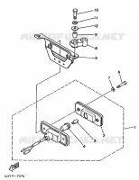 ACHTERLICHT 2 voor Yamaha YFM350X 1993