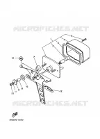 ACHTERLICHT voor Yamaha YFM350X 1993
