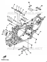 FRAME voor Yamaha YFM350X 1993