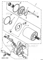 STARTMOTOR voor Yamaha YFM350X 1993