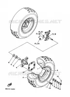 VOORWIEL voor Yamaha YFM350X 1993