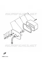 ACHTERLICHT voor Yamaha YFM350FW 1992