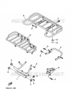 BUMPER voor Yamaha YFM350FW 1992