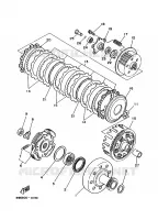 STARTMOTOR KOPPELINGS voor Yamaha YFM350FW 1992