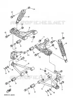 OPHANGING / WIEL VOOR voor Yamaha YFM350FW 1992