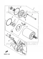 STARTMOTOR voor Yamaha YFM350FW 1992