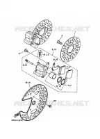 REMKLAUW VOOR voor Yamaha YFM350X 1992