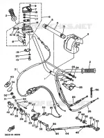STUUR / KABEL voor Yamaha YFM350X 1992