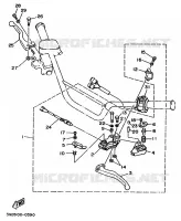 STUURSCHAKELAAR / HEVEL voor Yamaha YFM350X 1992