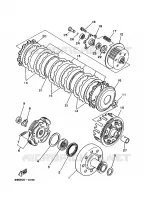 STARTMOTOR KOPPELINGS voor Yamaha YFM350FW 1991