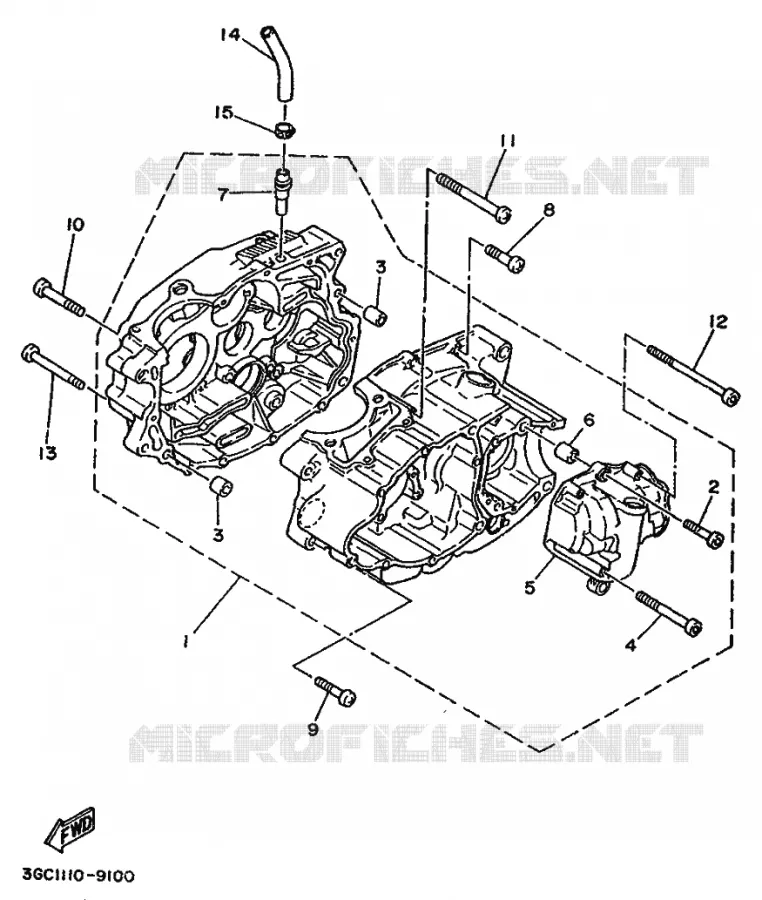 CARTERDELEN Yamaha QUAD 200 1990 YFM  YFM200DX