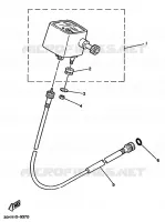 TELLERSET voor Yamaha YFM250 1990