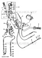 STUUR / KABEL voor Yamaha YFM250 1990