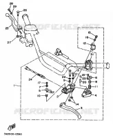 STUURSCHAKELAAR / HEVEL voor Yamaha YFM350X 1990