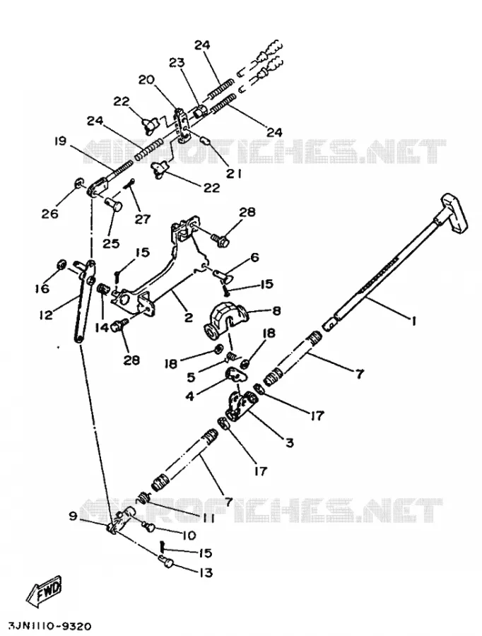 REGULATEUR & FREIN Yamaha QUAD 230 1990 Autres modeles  YFU1T
