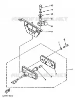 ACHTERLICHT 2 voor Yamaha YFM350X 1989