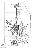 CARBURATEUR  voor Yamaha YFM350X 1989