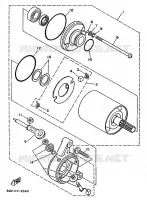 STARTMOTOR voor Yamaha YFM350X 1989