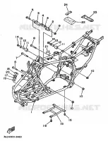 FRAME voor Yamaha YFM350X 1989