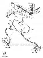 REMPOMP VOOR voor Yamaha YFM350X 1989