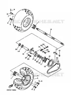 ACHTERWIEL voor Yamaha YFM350X 1988