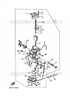 CARBURATEUR  voor Yamaha YFM350X 1988