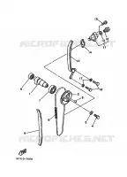 NOKKENAS / KETTING voor Yamaha YFM350X 1988