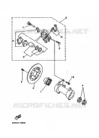 REMKLAUW ACHTER voor Yamaha YFM350X 1988