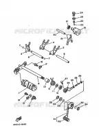 SCHAKELWALS / VORKEN voor Yamaha YFM350X 1988
